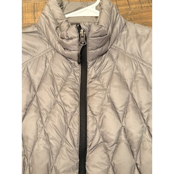 32 Degrees Heat Women’s Large Gray Quilted Lightweight Jacket Full Zip Puffer - Picture 9 of 9